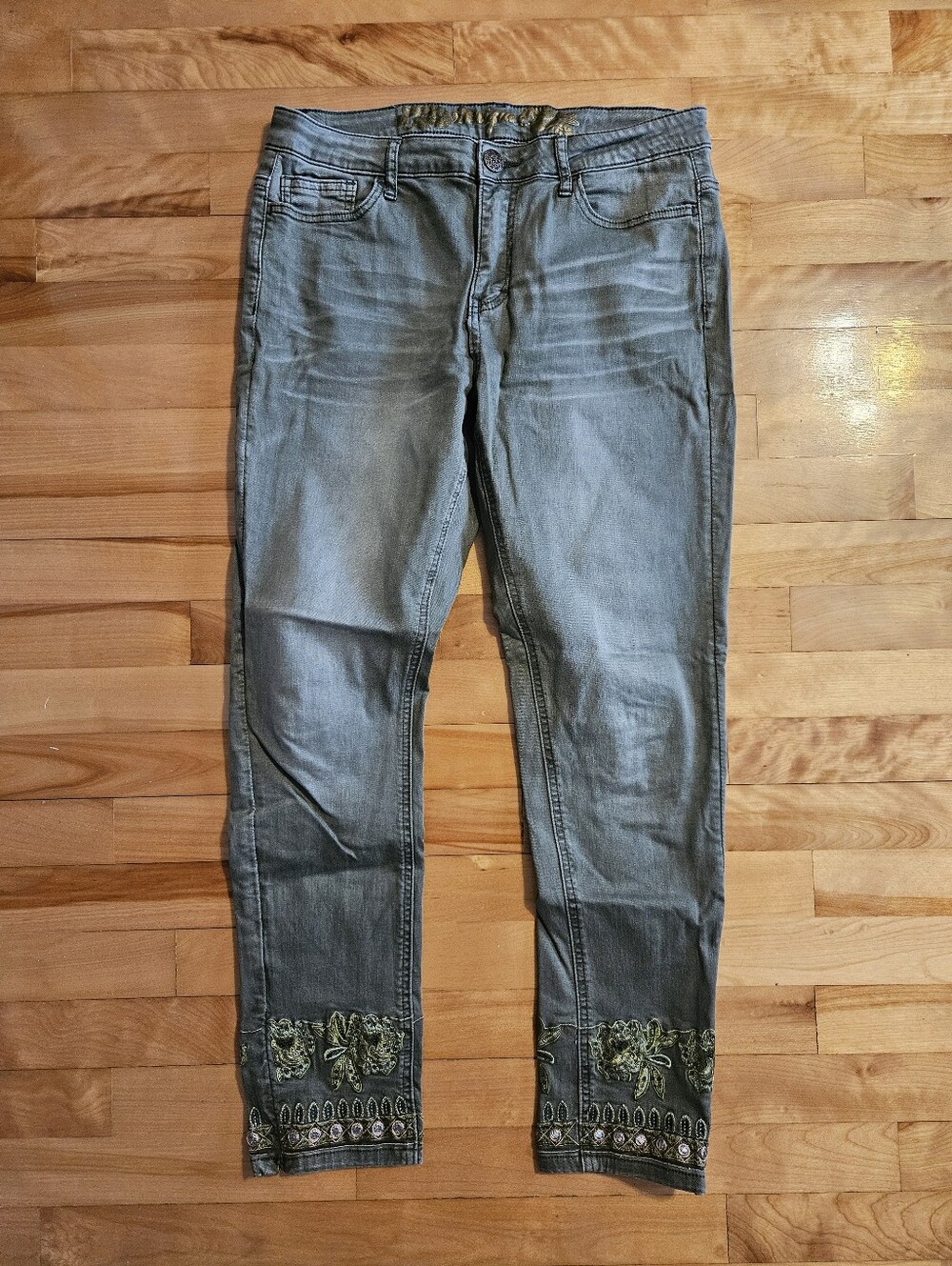 Desigual Exotic Jeans Green Size 10